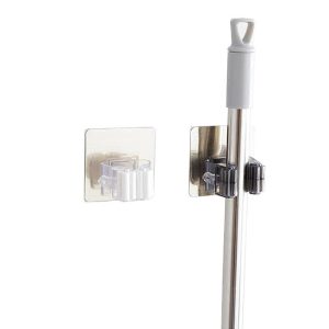 Wall-Mounted Mop & Broom Holder