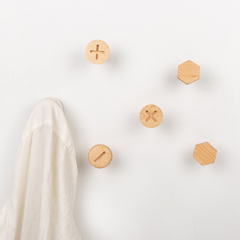 Wooden Nail Design Wall Hook Wooden Nail Design Wall Hook