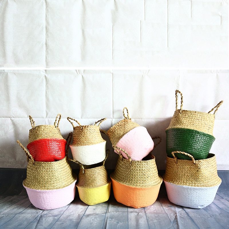 Woven Seagrass Laundry Basket Woven Seagrass Laundry Basket