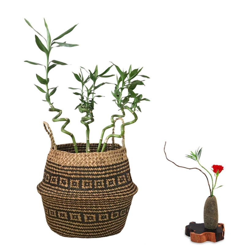 Woven Seagrass Laundry Basket Woven Seagrass Laundry Basket