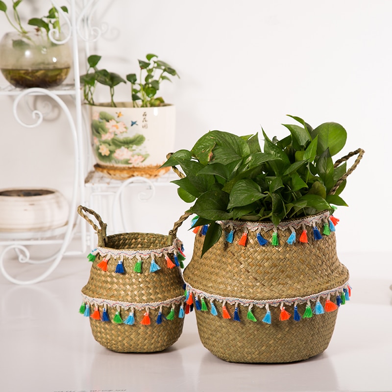 Woven Seagrass Laundry Basket Woven Seagrass Laundry Basket