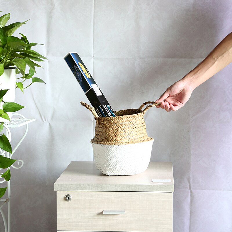 Woven Seagrass Laundry Basket Woven Seagrass Laundry Basket