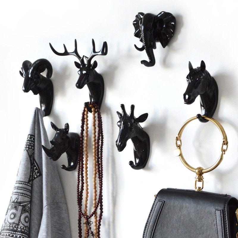 Nordic Animal Head Wall Hooks - Image 4