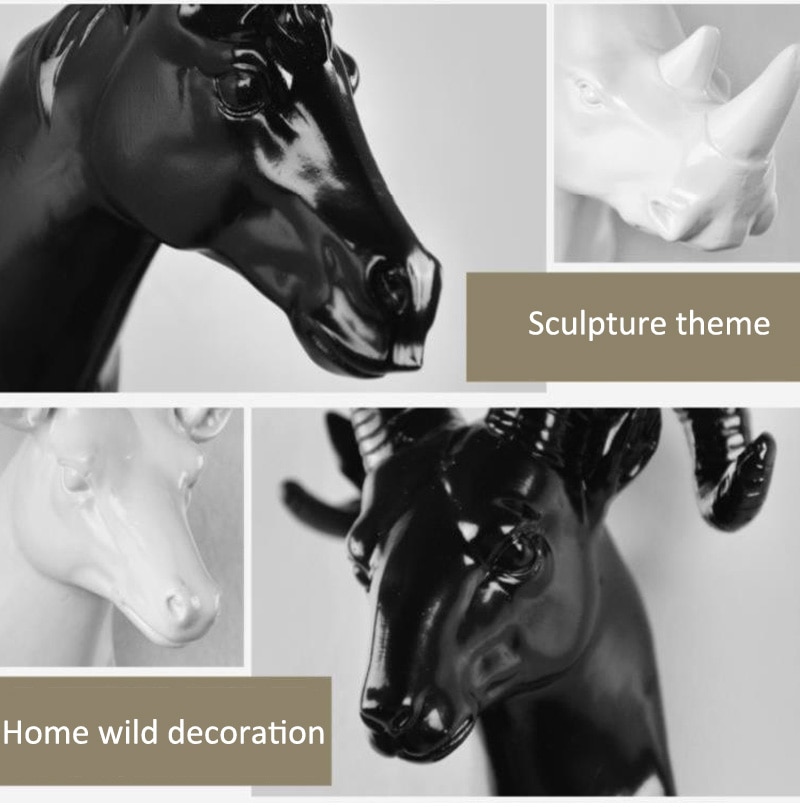 Nordic Animal Head Wall Hooks - Image 6