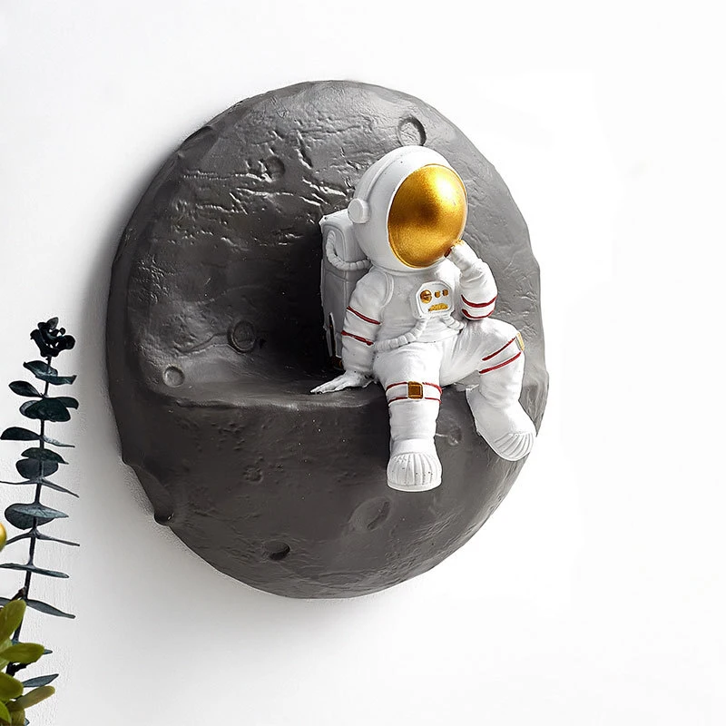 Nordic Astronaut Resin Wall Shelf