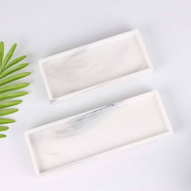 Marble Design Storage Tray