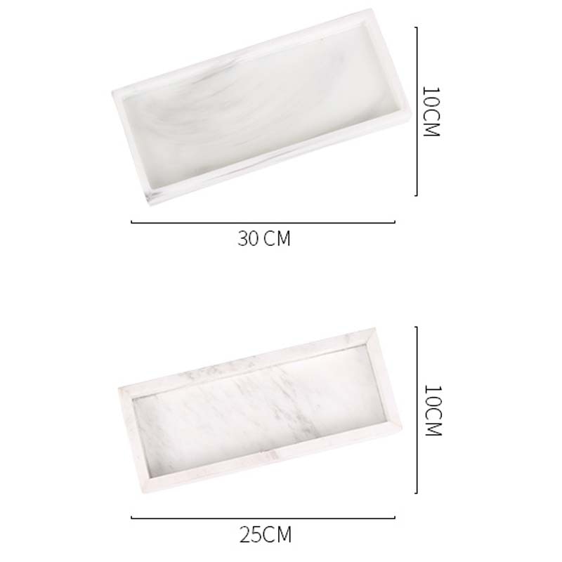 Marble Design Storage Tray