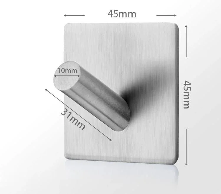 Brushed Design Stainless Steel Wall Hook