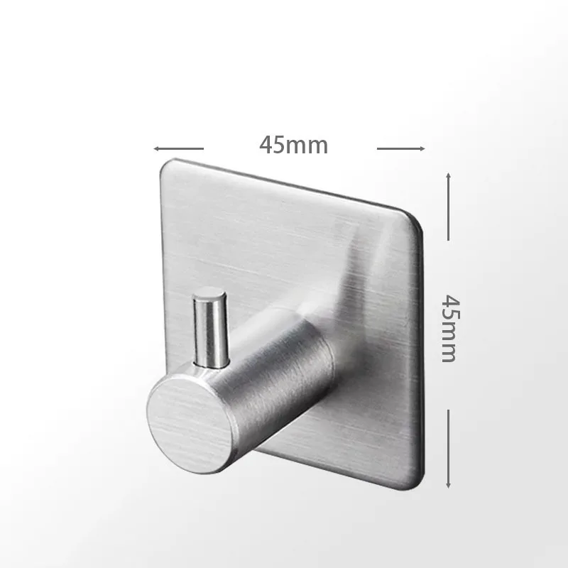 Brushed Design Stainless Steel Wall Hook