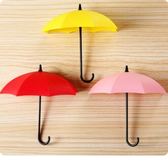 Umbrella Shaped Creative Key Holder Set 3 Pcs