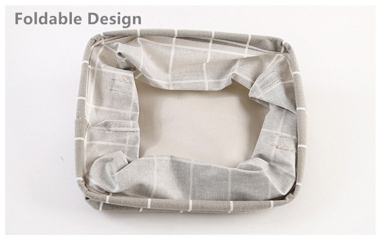 Waterproof Desktop Storage Basket with Nature Prints Waterproof Desktop Storage Basket with Nature Prints