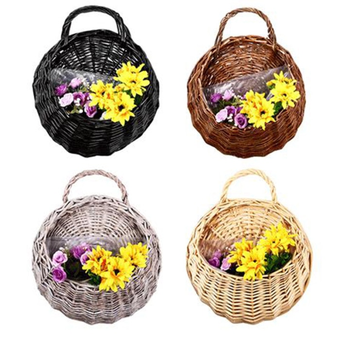 Rattan Wall Hanging Basket for Wedding Rattan Wall Hanging Basket for Wedding