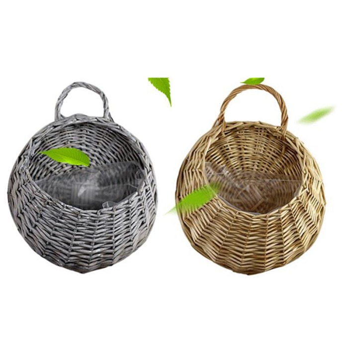 Rattan Wall Hanging Basket for Wedding Rattan Wall Hanging Basket for Wedding