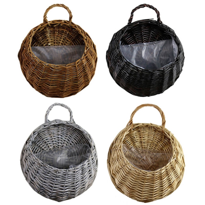Rattan Wall Hanging Basket for Wedding Rattan Wall Hanging Basket for Wedding