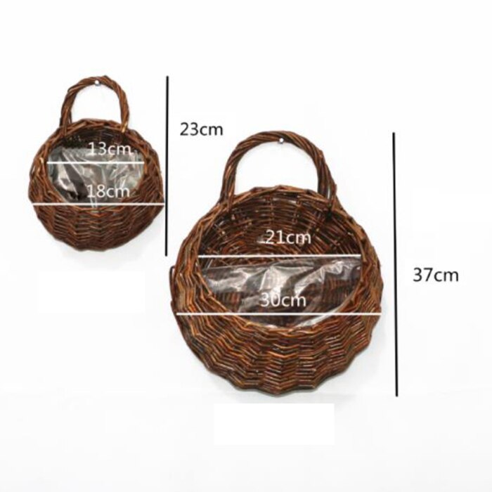 Rattan Wall Hanging Basket for Wedding Rattan Wall Hanging Basket for Wedding