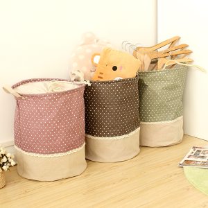 Linen Multifunctional Laundry Storage Barrel