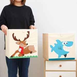 Animal Motif Oxford Storage Cube