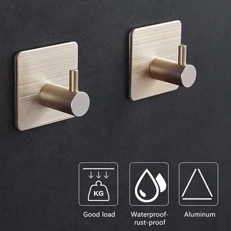 Brushed Design Stainless Steel Wall Hook