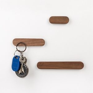 Minimalist Walnut & Oak Key Anchor