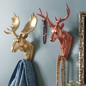 Artisanal Animal Motif Wall Mount
