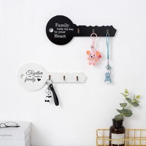 Vintage Key Entryway Wall Rail