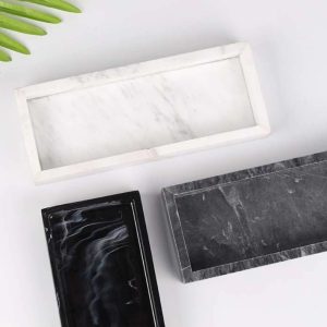 Faux Marble Vanity Tray